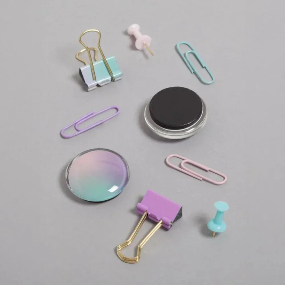 2 Pack U Brands Ombre Fashion Office Accessory Kit, 88 Count